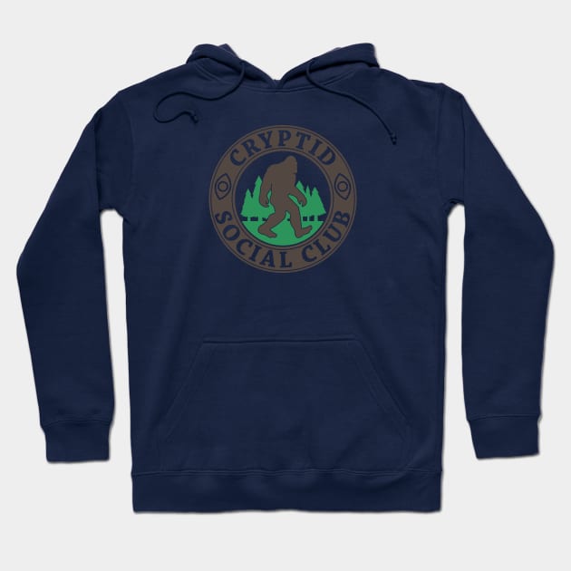 Cryptid Social Club Hoodie by hya_bm